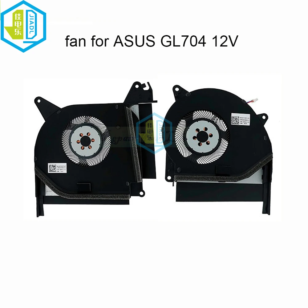 DC12V Cooling CPU GPU Fans Notebook Cooler Fan For ASUS ROG Strix GL704 GW GL704G GL704GM RTX SCAR II DFSCK22115181C FL2D FL2F