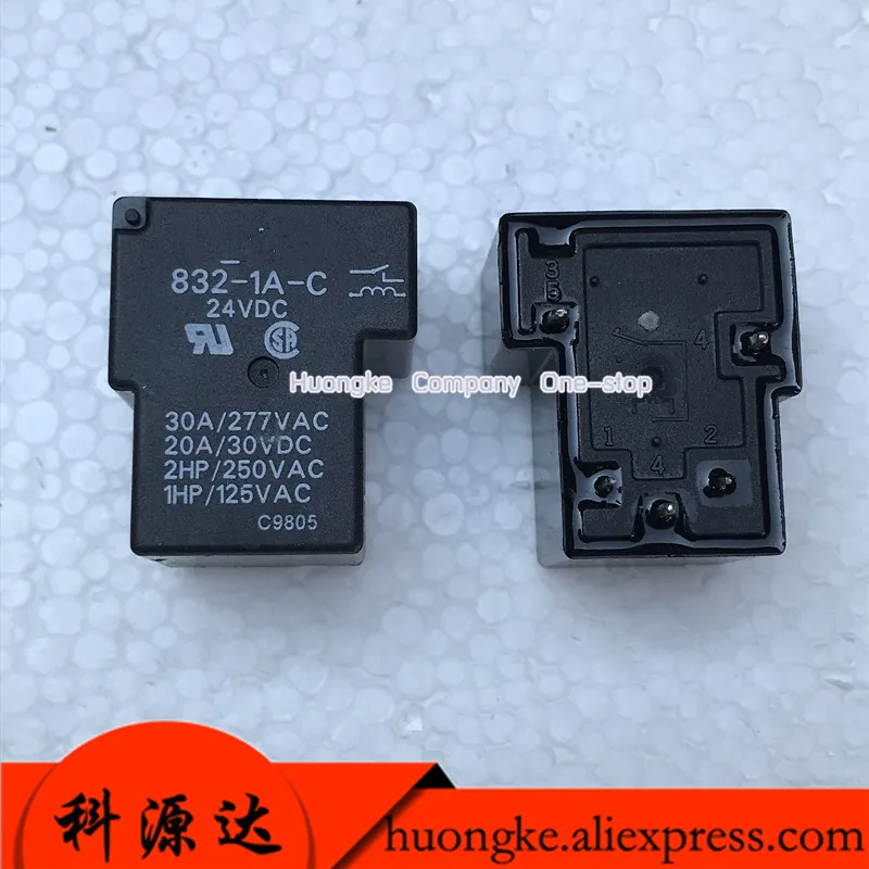 2pcs/lot 832-1A-C 24V DIP IN STOCK