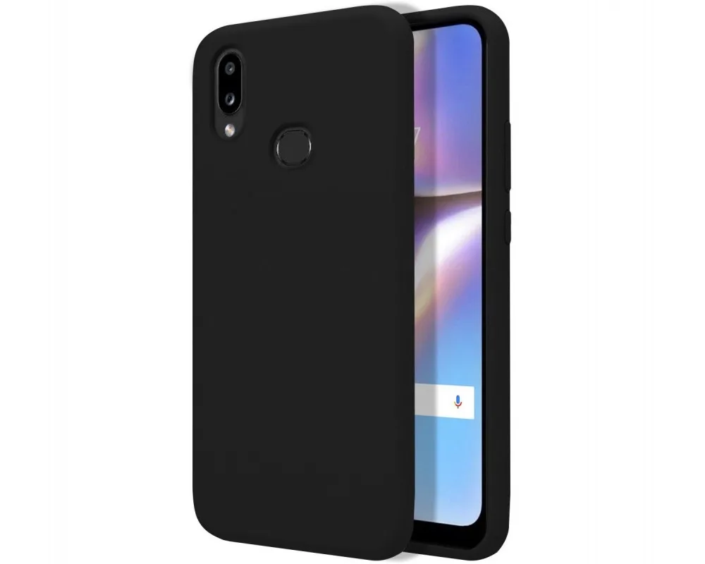 Ultra Soft liquid silicone case for Samsung Galaxy A10s Black