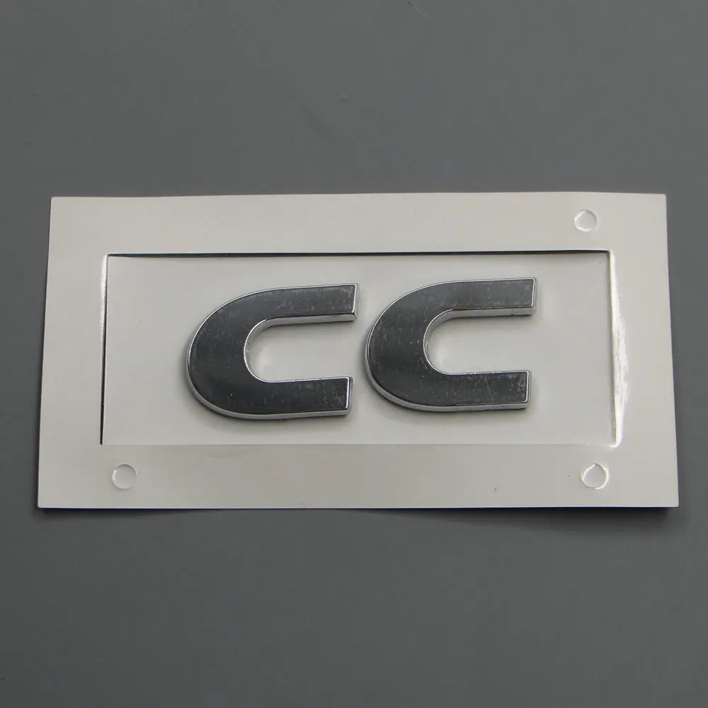 Apply to CC Trunk alphabet sticker CC alphabet ABS electroplated car logo Car sticker 35D 853 687