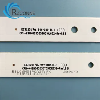 Avera 48 ''TV CRH-K48N için LED Arka Işık şeridi 10 amp 063535 T0510L632-Rev1.8LTK B 48AER20 ZX48JTX332M10A0V0
