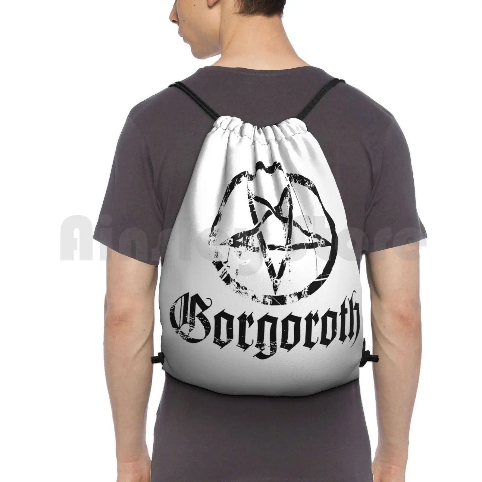 

Gorgoroth Band Music'' Backpack Drawstring Bags Gym Bag Waterproof Gorgoroth Band Music Band Music Dadika Band Music