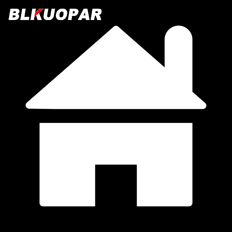 BLKUOPAR for Building Block House Car Stickers Creative Funny Sunscreen Decals Occlusion Scratch Waterproof Helmet Car Styling