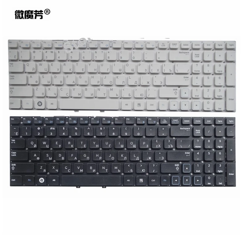 Rosyjska klawiatura do laptopa Samsung 300E5A 305E5A 300V5A 305V5A NP300 NP300E5A NP305E5A NP300V5A NP305V5A 300E5X RU