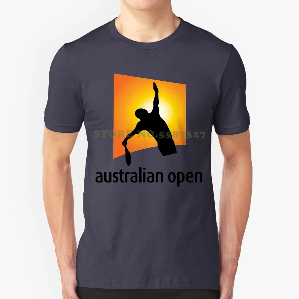 Australian Open Tennist Grand Slam Men's White T Shirt Size S M L Xl 2xl 3xl Youth Gift Cotton 100%