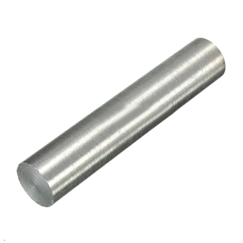 1 pz asta di tungsteno asta di metallo di tungsteno ad alta purezza barra tonda 10mm x 50mm per accessori per utensili elettrici durevole