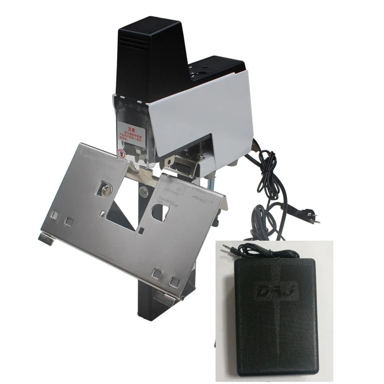 Agrafeuse électrique 100MM 220V, agrafeuse pour livres, avec pédale, 2-50 feuilles