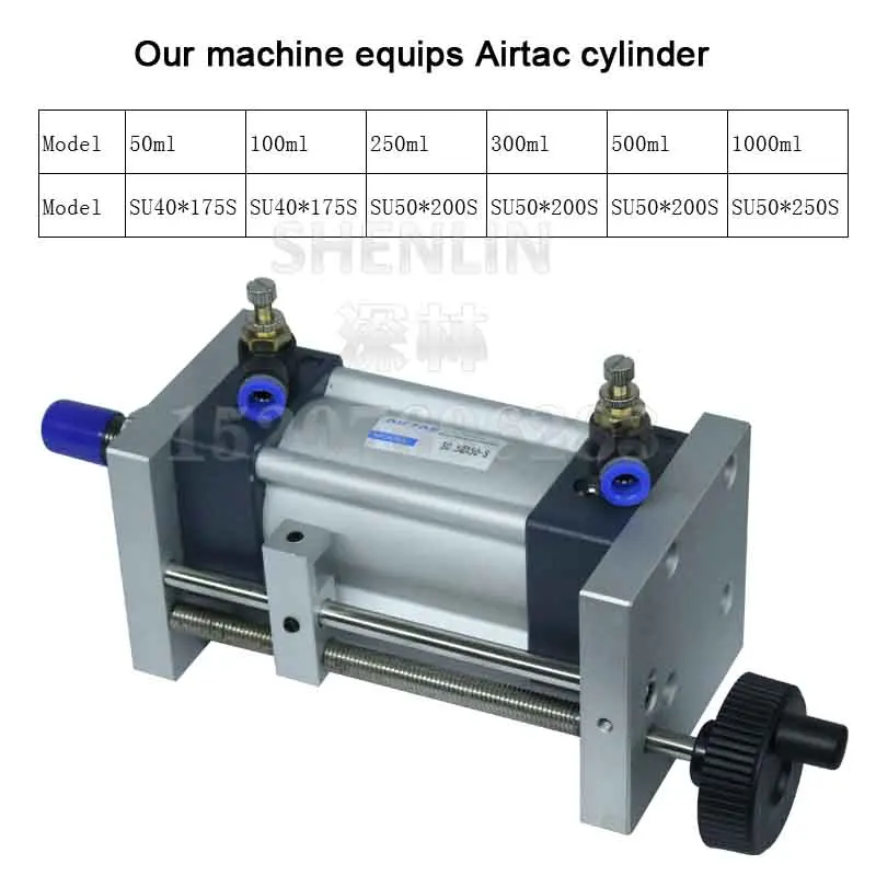 Cylinder unit section of penumatic filling machine 30-10000ml all-over model standard part for filler assemble DIY Feild good