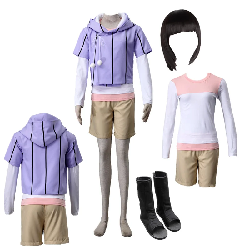 Anime cosplay Boruto The Last Movie Hyuga Hinata Cosplay Women's Suits Costume Halloween comic cosplay