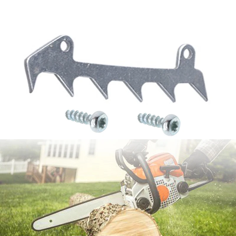 Chainsaw Bumper Nail Chain Saw Replacement Spare Parts With 2 Nuts For STIHL (Steel) 018 MS180 017 MS170 MS 171 021 MS210