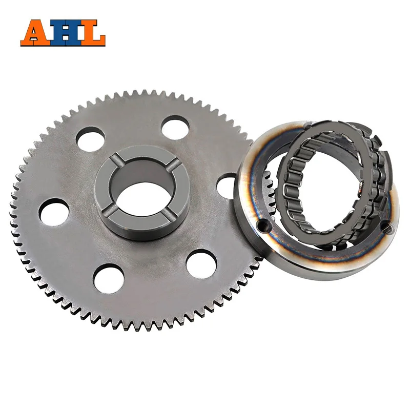 

AHL Motorcycle Starter Clutch Gear Assy Bearing and Gear For Yamaha MT03 MT-03 XT660R 25KW XT660X 25KW XT660Z Tenere