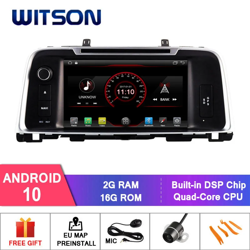 WITSON Android 10 CAR DVD PLAYER FOR KIA K5 2015 CAR DVD MIRROR LINK 16GB Inand  OBD ADAPTOR (BLUETOOTH)