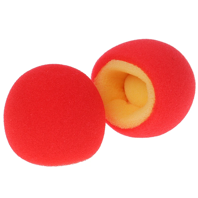 2 Pcs/ Set Color Change Sponge Ball Magic Tricks Fun Super Soft Sponges Changing Ball Square Close Up Magic Stage Magic Props