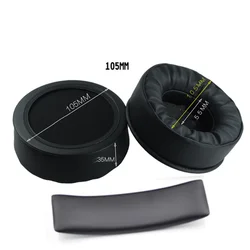 35MM Thick Memory Ear Pads For For AKG k550 k551 k553 k 550 551 Headphones Cushion Earpads Headband Slower Spring back