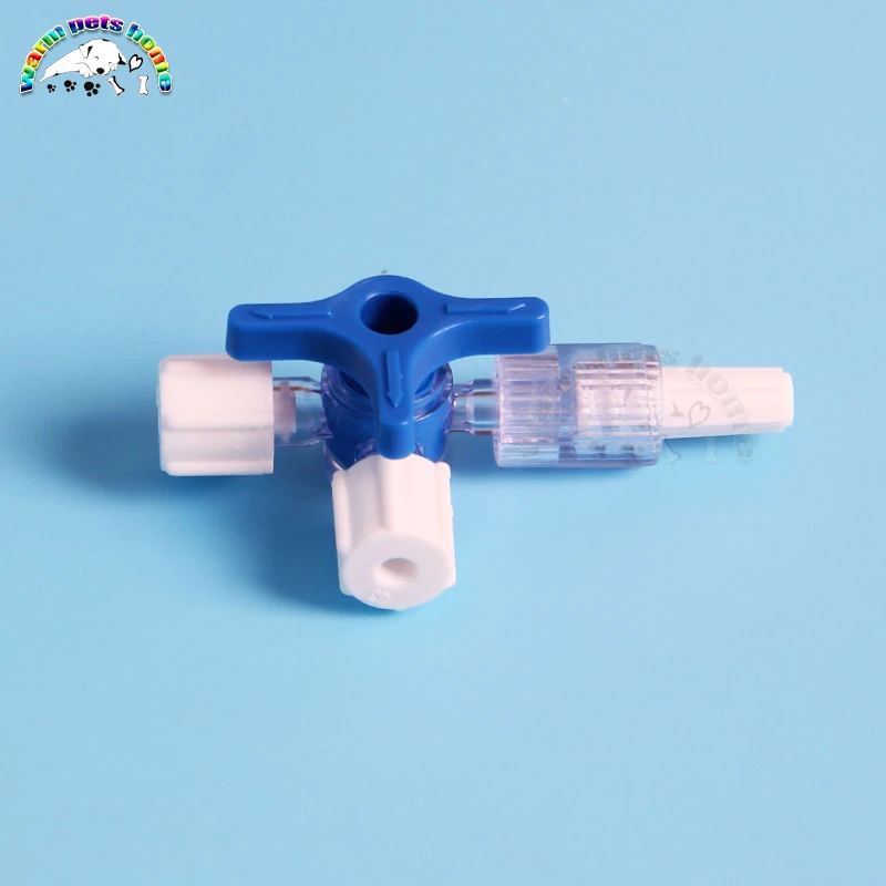 10-50pcs Three Way Stop Cock for Clinical Hospital Luer Lock Adapter 3 Way Stopcock Flexiable T-Connector Extension Tube