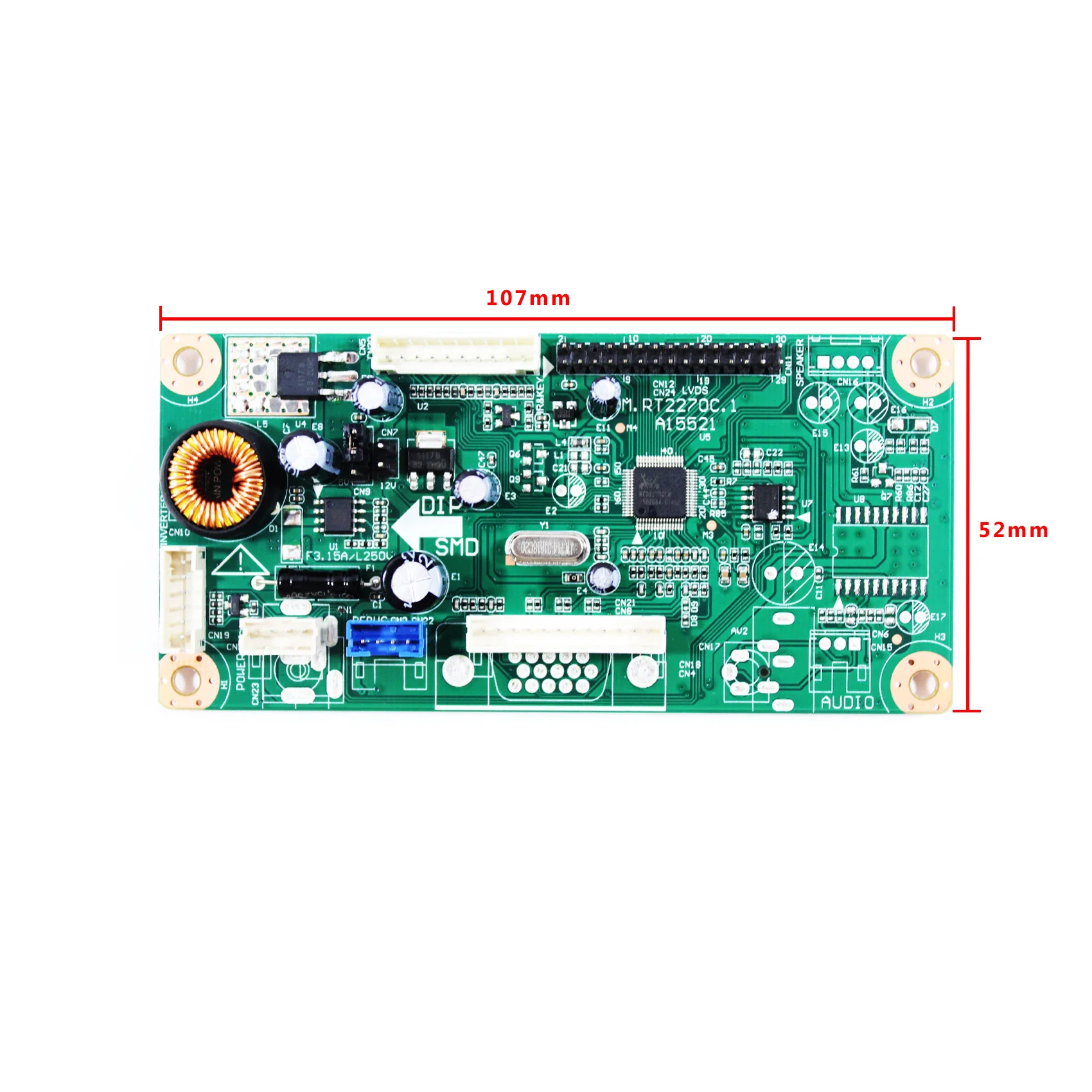 Misura Per 10.1 "B101EW05 LP101WX1 HSD101PWW1 1280x800 LCD VGA LCD Scheda del Controller