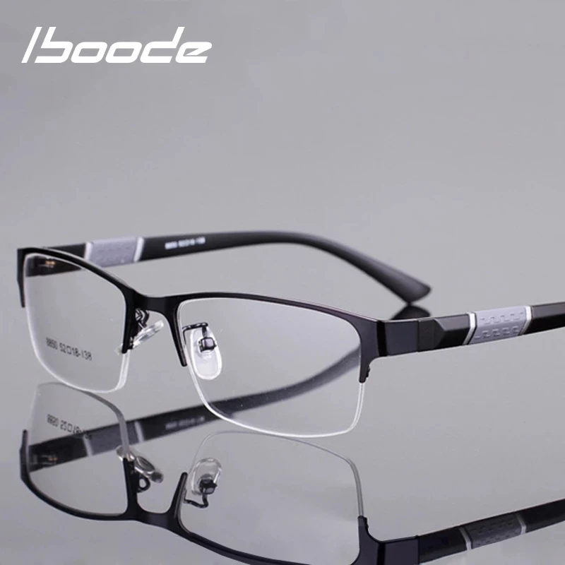 iboode Reading Glasses Men Women High Quality Half-frame Diopter Glasses Business Male Presbyopic Eyeglasses +1.0 1.5 2.0 2.5 4