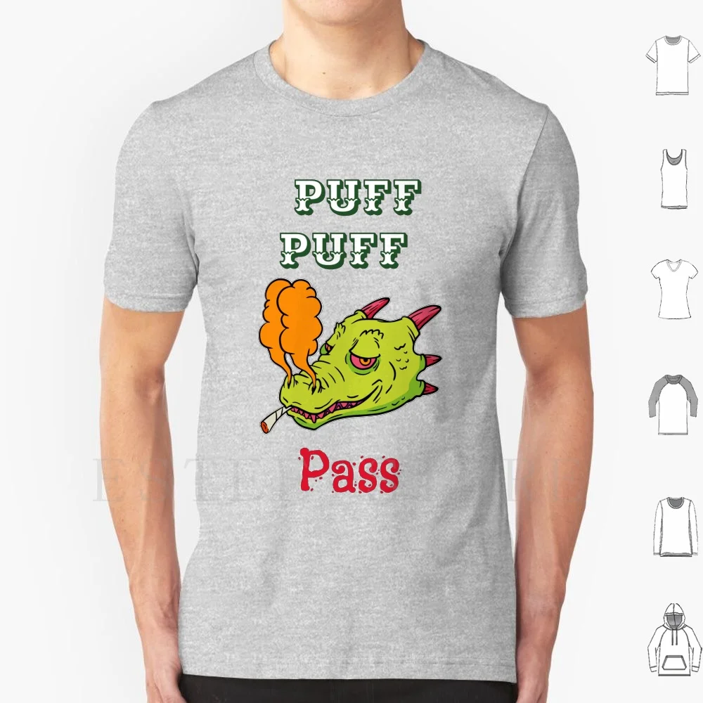 Puff Puff Pass-Smoking Dragon T Shirt Men Cotton 6xl Puff Puff Pass Smoking Dragon Wake And Bake Weed Stoner 420 Bake Pot Smoke