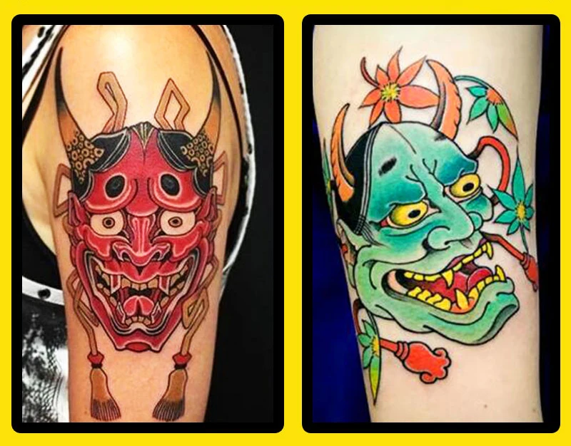 Prajna-Plantilla de tatuaje temporal japonés ukiyo-e, plantilla para cuerpo de aerógrafo, arte de pintura, 10 patrones/juego de gran tamaño STE119