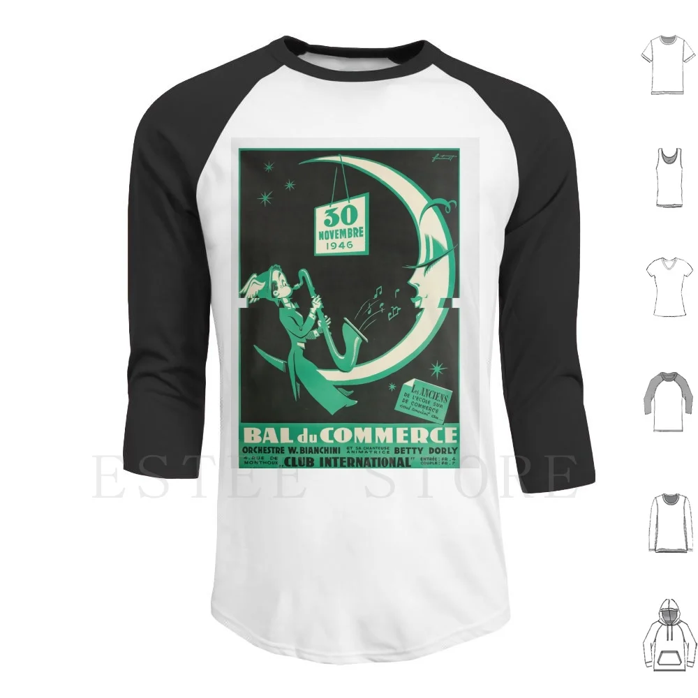 Noel Fontanet-Bal Du Commerce, Art Deco Poster sudaderas con capucha 1920 1930 1920s 1930s Arte Arte Arte obra de arte Diseño artístico
