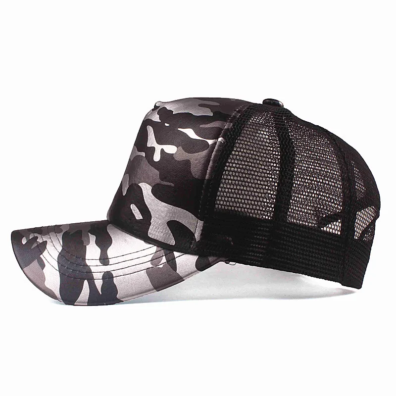 Xthree Summer Baseball Cap Mesh Cap Camouflage Snapback Hat Men Hip Hop Casquettes Hats for Women Bone