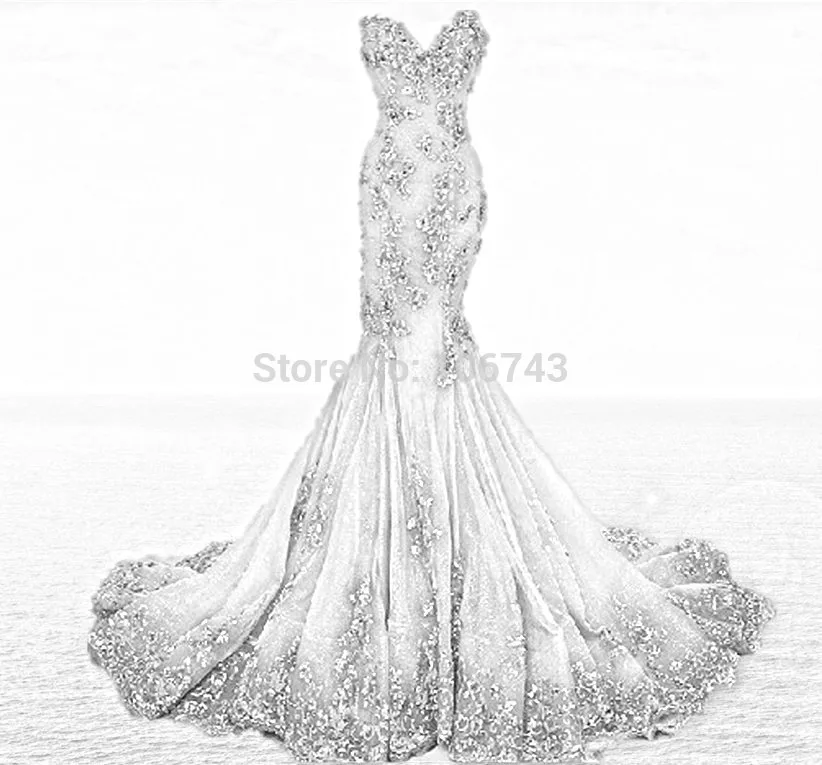 Appliques paillettes pizzo Prom abiti da sera di lusso Sweetheart robe de soiree Mermaid Long 2021 foto reali abiti da sposa su misura