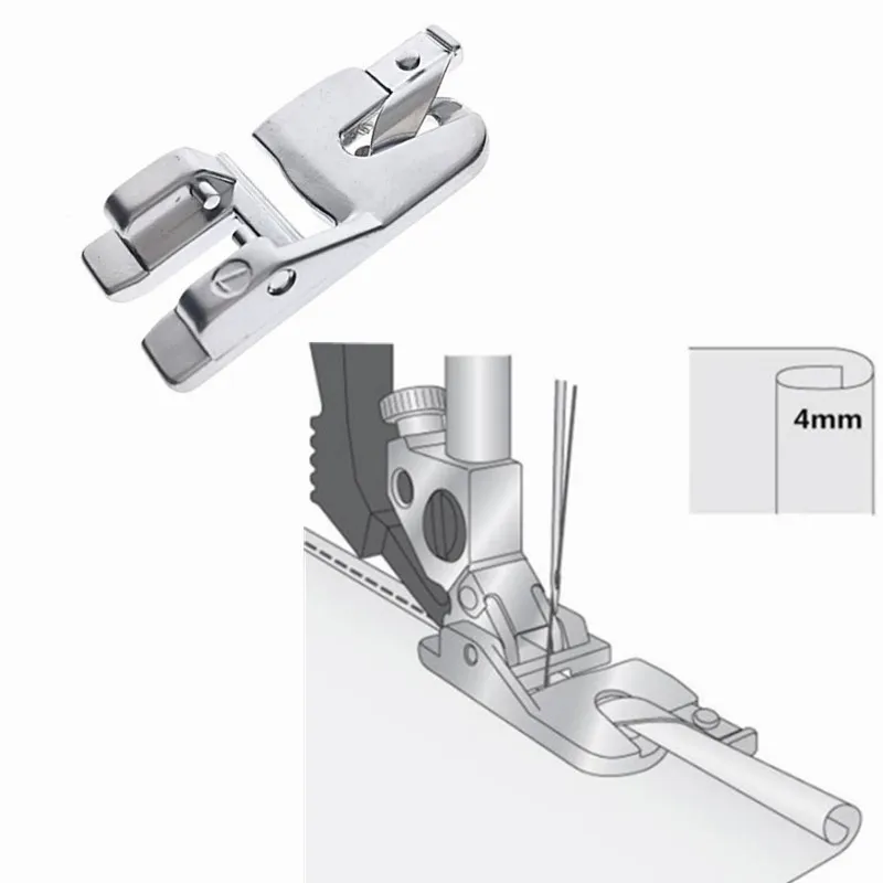 SNAP ON HEMMER FOOT WITH IDT for PFAFF DOMESTIC SEWING MACHINE 4MM 98-694873-00/98-694823-00 5BB5149