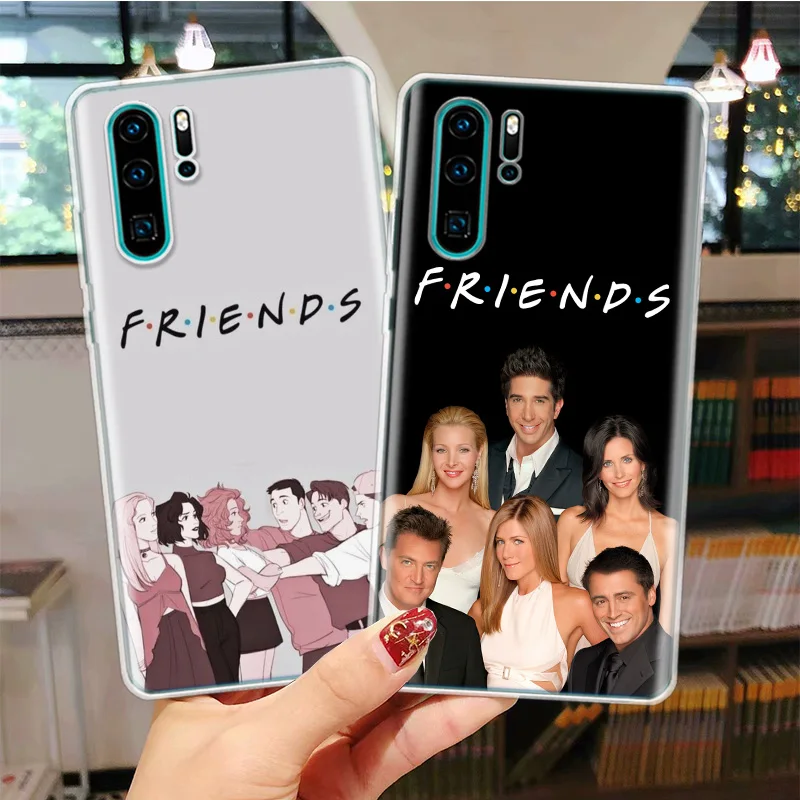 Funda de teléfono con llamadas de silicona para serie de Tv Friends, para Huawei Y5 Y6 Y7 Y9 Honor 10 Lite 9 8A Pro 8S 8X P Smart Z 2019 9X 10i