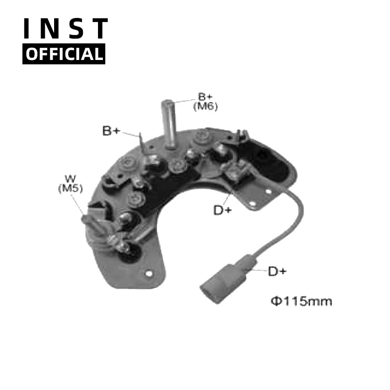 

ALTERNATOR GENERATORS RECTIFIER BRIDGE FOR ILR574HD 84 888 UBB 147 31-9221 133430 RL-07H REC836 RL07H RL07HU 84888 UBB147