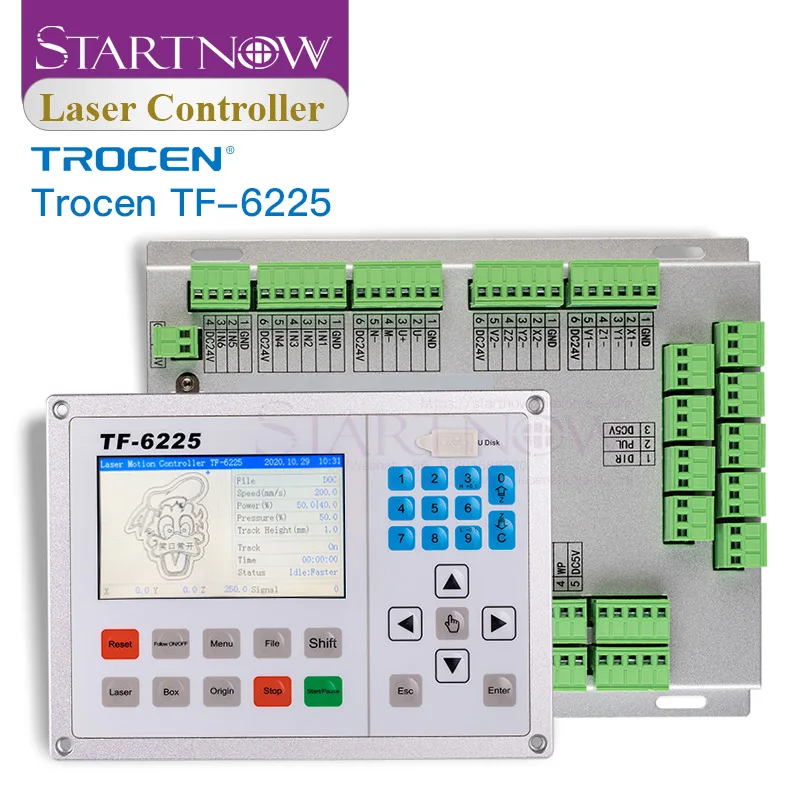 Trocen TC-6832 Vibrating Knife Laser Controller Board TF-6225 Woodworking Carving Machine Control System Engrave Equipment Parts