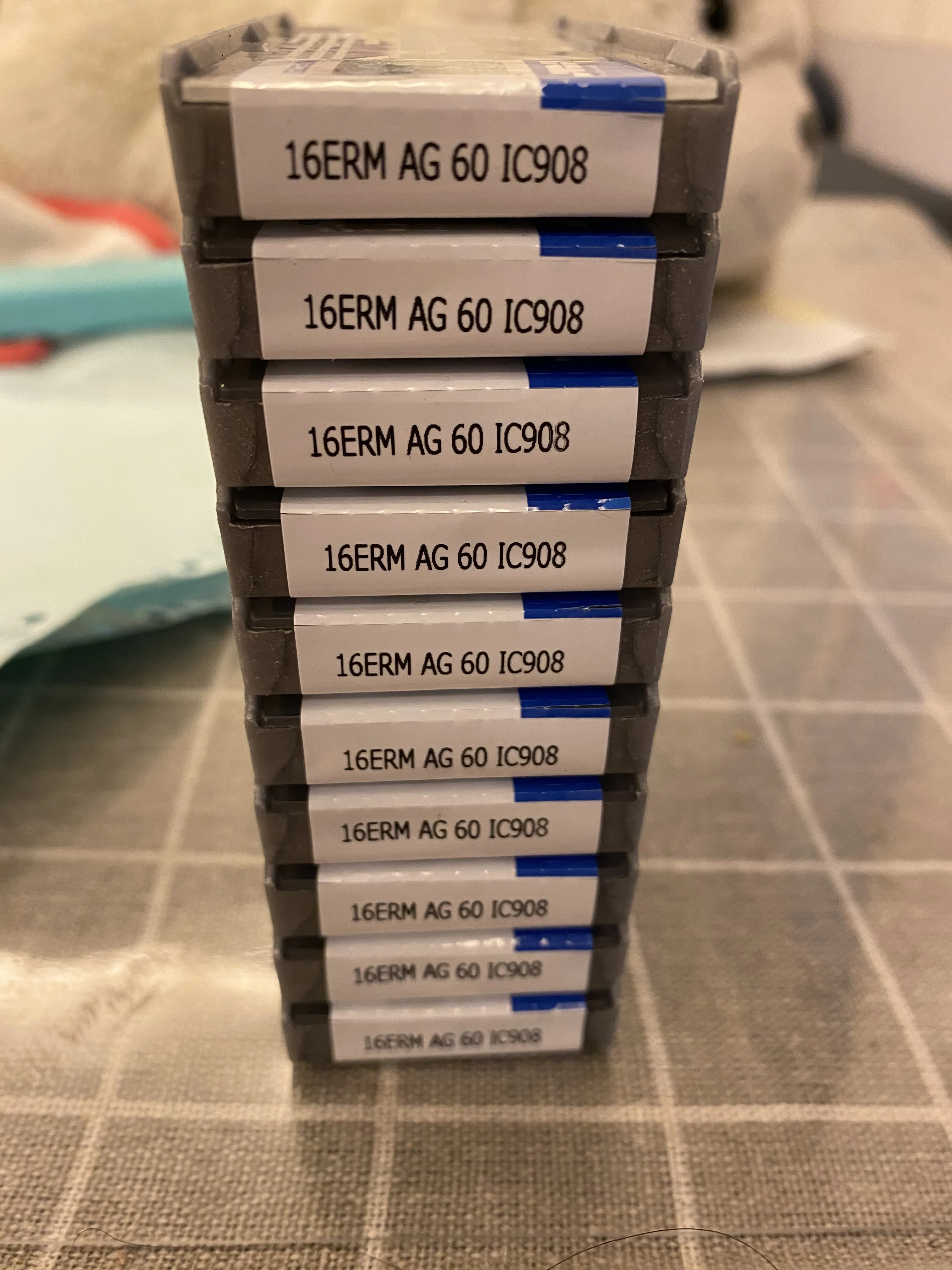 16ER AG60 AG55 16ERM A60 A55 IC908 삽입 11IRM A60 카바이드 블레이드 커터 선반 cnc 스레딩 도구