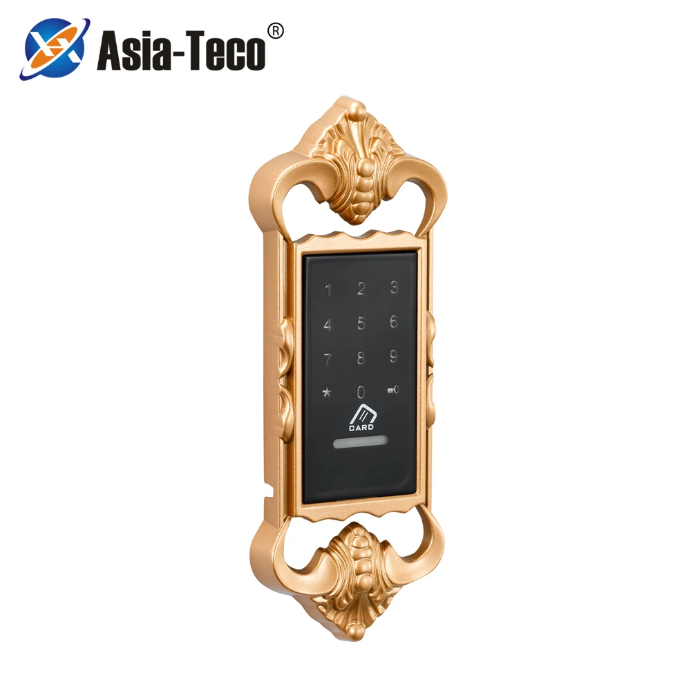 

RFID card reader Golden color office cabinet safety locks wooden furniture locks with for gym/apartments/spa center etc