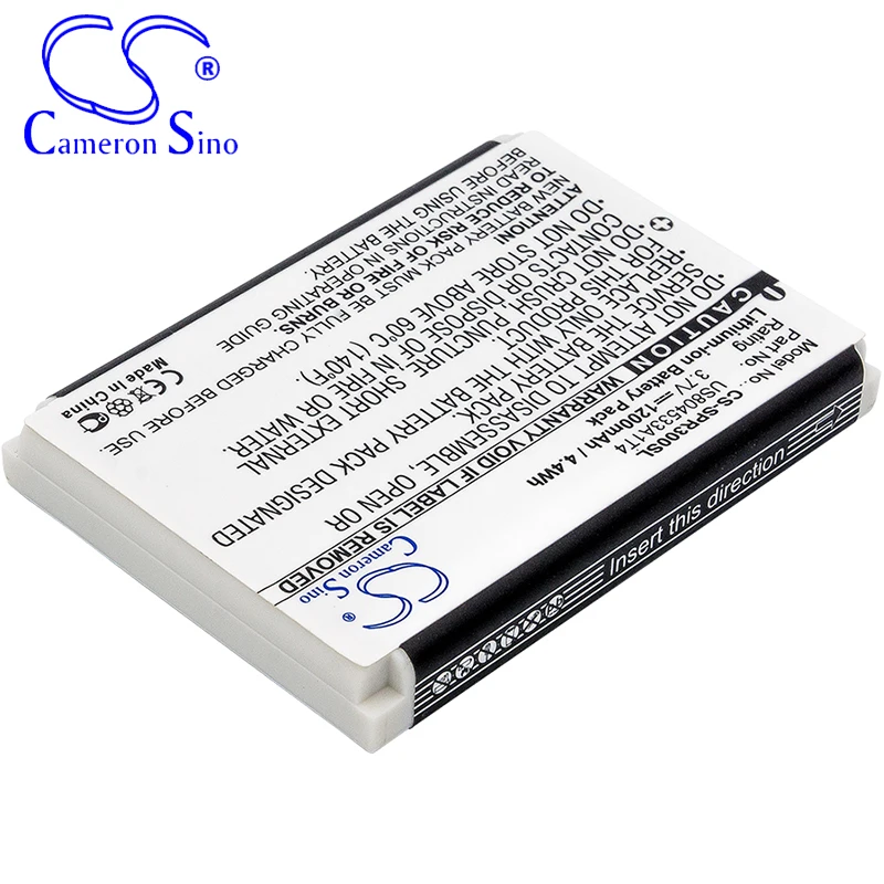 CameronSino Pin Cho Koonlung LS-02 KB-02 Mini DVR3 KB04 LSQ-88 HD609 Phù Hợp Với Dự Phòng US804533A1T4 Pin Máy Ảnh 1200MAh 3.70V