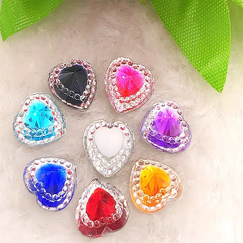 DIY Various Sizes and Quantities Resin Flat-bottom Rhinestone Jewelry Headwear Clothing Accessories