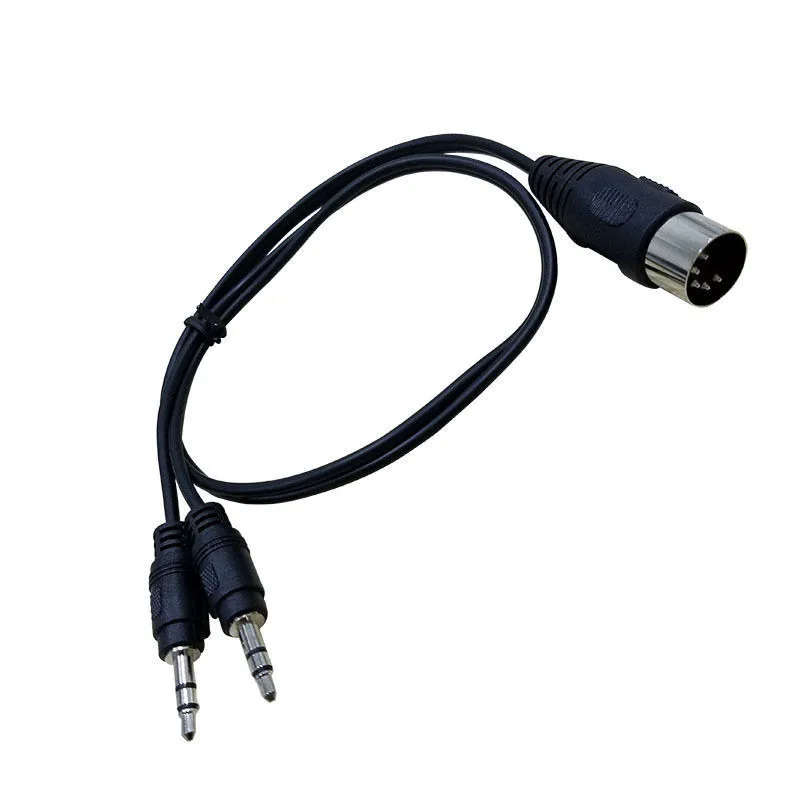 Midi Y Splitter Kabel 50 Cm 5 Pin Din PLUG MALE To Dual 3.5 Mm TRS Smartphone Aux Headphone Stereo jack Input Adaptor Kabel 1.5 M