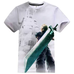 T-shirt imprimé 3D Final Nette VII pour hommes et femmes, Streetwear Anime Game, T-shirt Hip Hop, T-shirt de sport décontracté, T-shirt unisexe à la mode