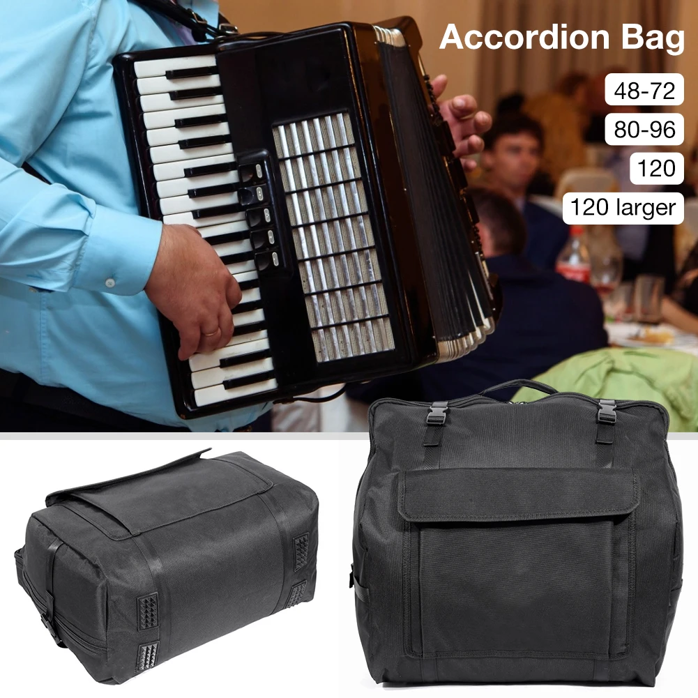 Accordion Gig Bag Piano Accordion Case Keyboard Instrument Accessories Gig Bags For 48/60/72/80/96/120 Bass Piano Accordion bag