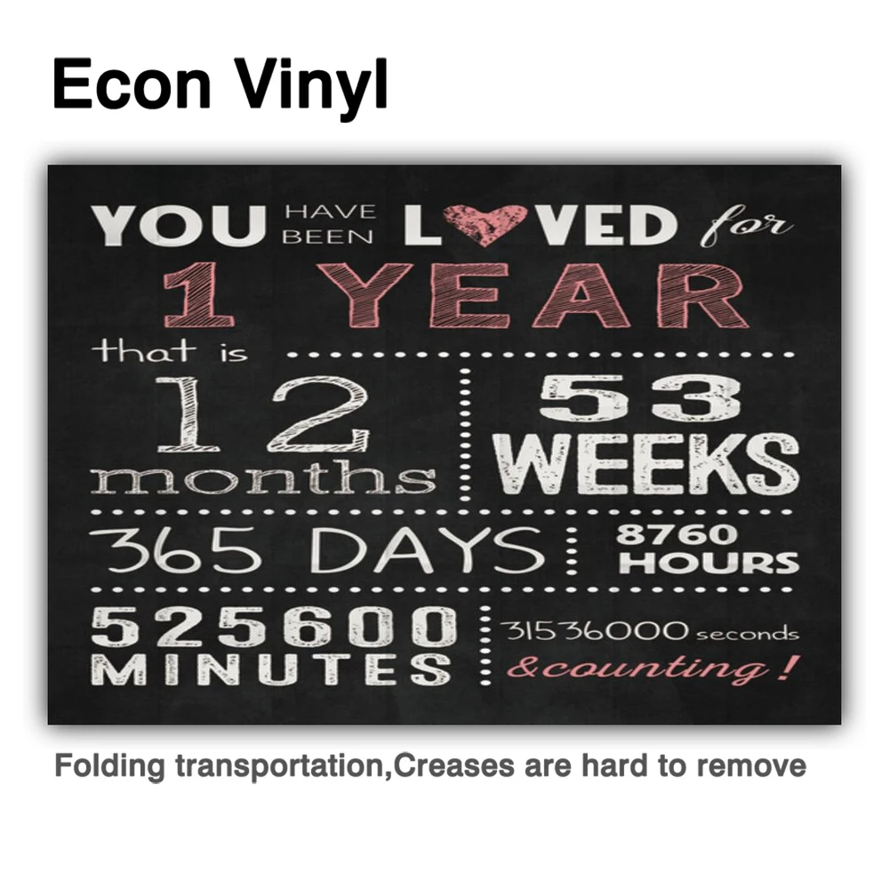 Allenjoy-fondos de pizarra de 1er cumpleaños, decoración de carteles, Banner de foto personalizable, celebración de aniversario