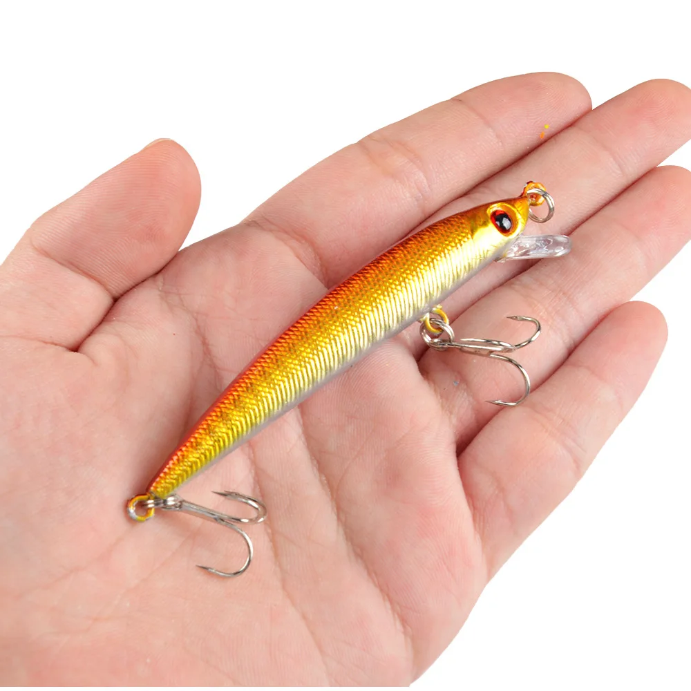 Señuelo flotante Minnow Wobbler con ojos 3D para Lucio - imagen 2