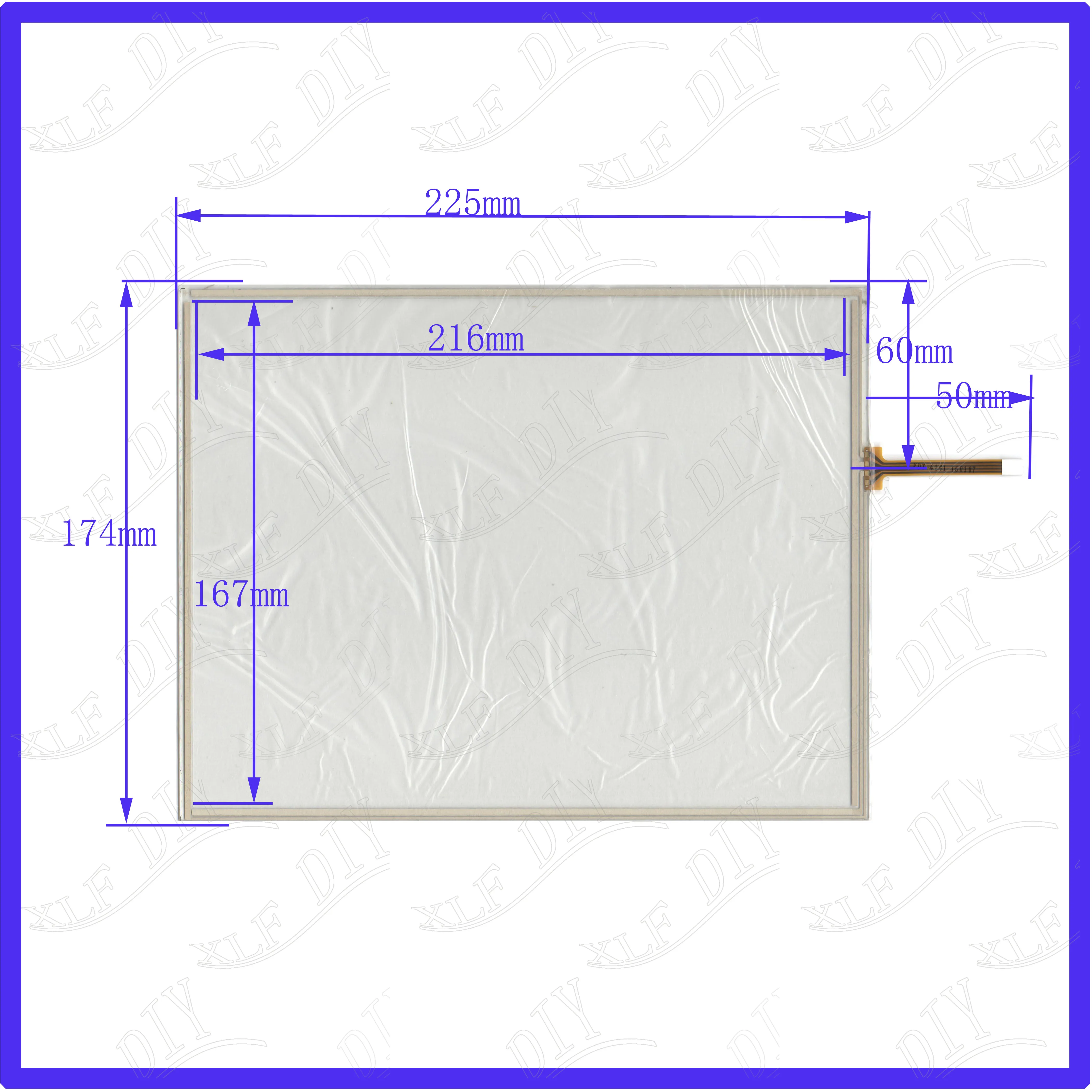 

KDT-4141 KDT4141 10.4 nch 4 line 225*174MM For Car DVD touch screen panel this is compatible TouchSensor FreeShipping