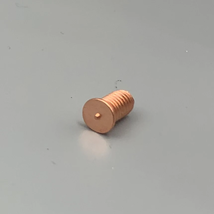 M3 M4 M5 M6 M8 M10*6mm 8mm 10mm 12mm 14mm 16mm 18mm 20mm Length Copper Plated Carbon Steel Bolt Threaded Spot Welding Stud Screw