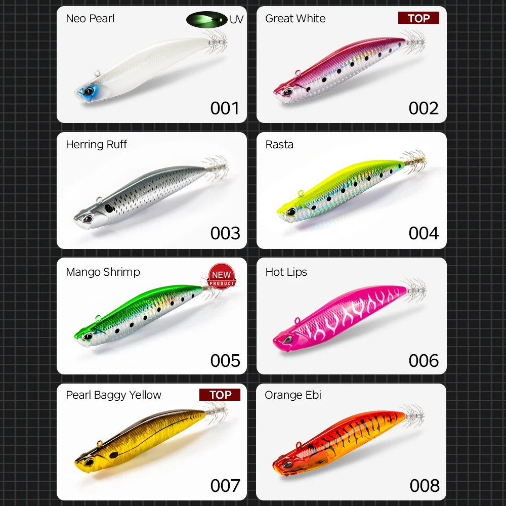 Hunthouse-señuelo duro de pesca de calamar, lápiz de Jigging, LW522, 110mm, 26,7g, Egi, Suqid, Leurre, Tip-run, gancho de pesca