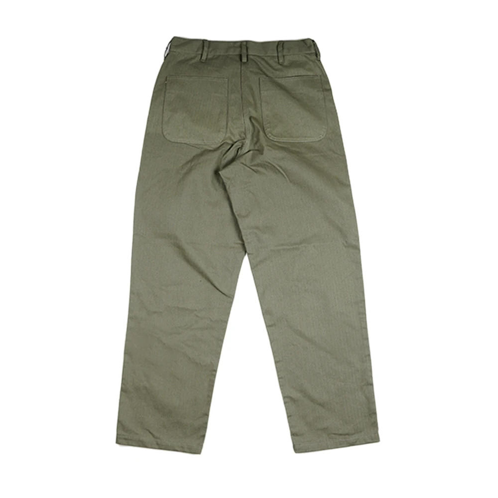 World War II United States Army Marine Corps HBT cotton uniform trousers outdoor trousers green