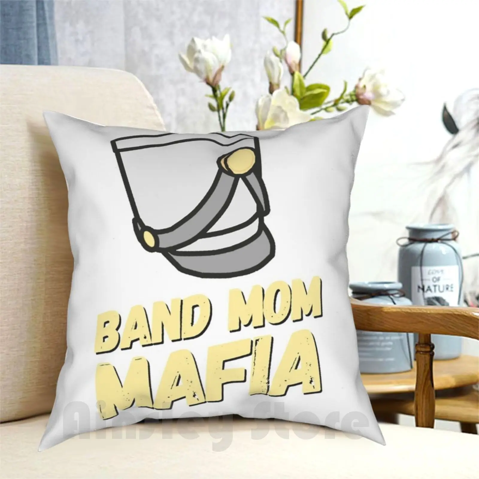 ( Marching Band )-Band Mom-Mafia Pillow Case Printed Home Soft DIY Pillow cover Marching Band Band High School Band Band