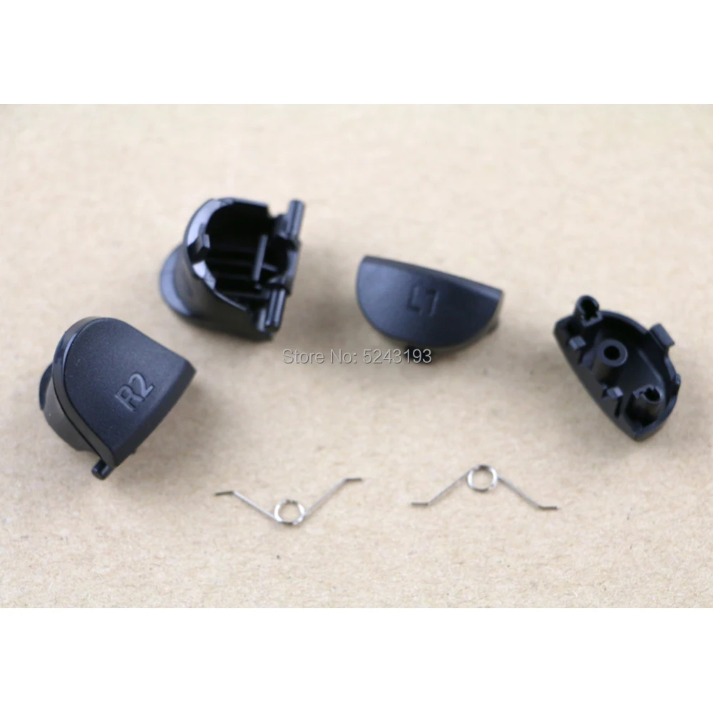 플레이스테이션 4 컨트롤러 버튼 L1 R1 L2 R2 스프링 포함 교체용 PS4 컨트롤러 버튼 키트 JDS-001 JDS-011