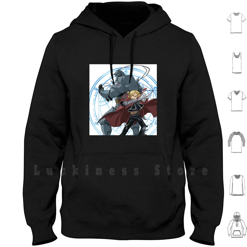 Fullmetal Alchemist Brotherhood Hoodies Long Sleeve Death Note Shingeki No Kyojin Sword Art Online Fullmetal Alchemist