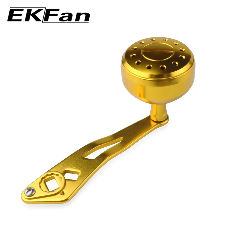 EKFan Aluminum Alloy 3000-5000 Series Knob 94MM Fishing Reel Handle For AB & DAI Baitcasting Fishing Reel Tackle parts