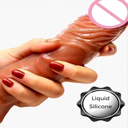 Soft Silicone Penis Extender Sleeve Reusable Condoms Delay Ejaculation Cock Rings Dick Prostate Massager Sex Products For Men