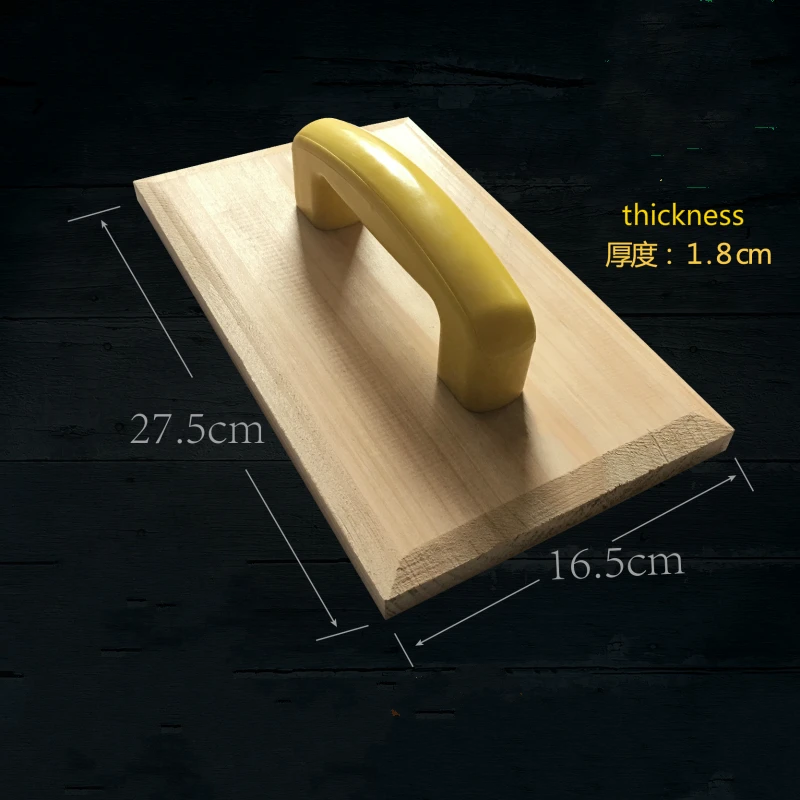 27*16cm High Quality Wooden Putty Knife Set Cement Sand Plaster Board Construction Tools