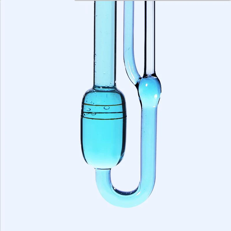 Lab Glass Ubbelohde Viscometer Petroleum Capillary Viscometers Attached Constant  0.3-0.4 to 1.1-1.2